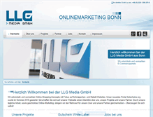 Tablet Screenshot of llg-media.de
